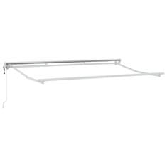 Vidaxl Okvir tende Bela 3.5 x 2 m Prašno lakirano jeklo in aluminij