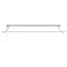Vidaxl Okvir tende Bela 3.5 x 2 m Prašno lakirano jeklo in aluminij