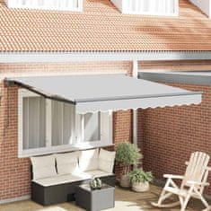 Vidaxl Okvir tende Antracit 3 x 2,5 m Braščen jeklo, aluminij