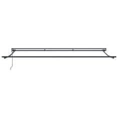 Vidaxl Okvir tende Antracit 5 x 3 m Braščen jeklo, aluminij