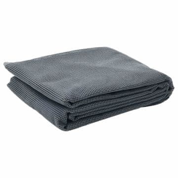 Vidaxl Preproga za šotor Antracit 500 × 350 cm Poliester