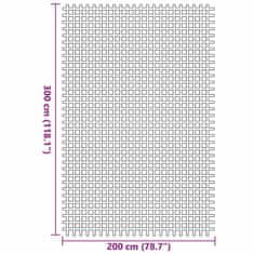 Vidaxl Preproga za šotor Modra 300 x 200 cm Poliester