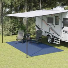 Vidaxl Modra preproga za šotor 3.5x4 m