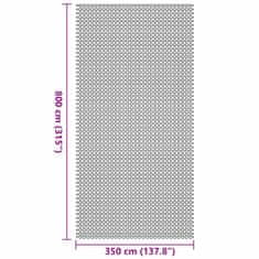 Vidaxl Preproga za šotor Antracit 800 x 350 cm Poliester