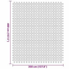 Vidaxl Modra preproga za šotor 3.5x4 m