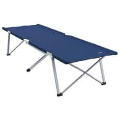 Vidaxl Zložljiva kampirna postelja Modra 62 x 194 x 42 cm
