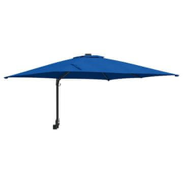 Vidaxl Vrtni dežnik Azur modra 248,5 x 247,5 x 160 cm