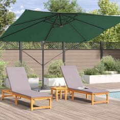 Vidaxl Paviljon Roma Zelen 352x251x260 cm, Aluminij