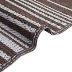 Vidaxl Zunanji preproga Rjava 300 x 400 cm PP