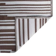 Vidaxl Zunanji preproga Rjava 300 x 400 cm PP