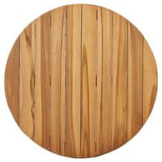 Vidaxl Bistro miza Rjava 70 x 70 x 75 cm Trdna tikovina