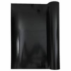 Vidaxl Koreninska zapora Črna 0,7 x 3 m Polietilen