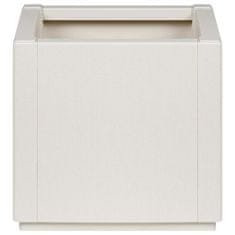 Vidaxl vrtni pladenj bele barve, 36 x 36 x 35 cm, PP