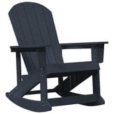 Vidaxl Adirondack gugalnik Mornarsko modra 73.5 x 92 x 90cm HDPE