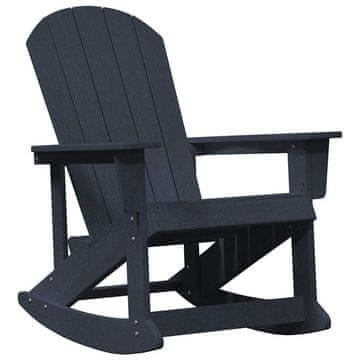 Vidaxl Adirondack gugalnik Mornarsko modra 73.5 x 92 x 90cm HDPE