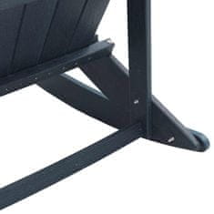 Vidaxl Adirondack gugalnik Mornarsko modra 73.5 x 92 x 90cm HDPE