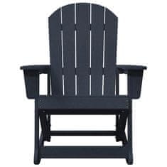 Vidaxl Adirondack gugalnik Mornarsko modra 73.5 x 92 x 90cm HDPE