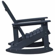 Vidaxl Adirondack gugalnik Mornarsko modra 73.5 x 92 x 90cm HDPE