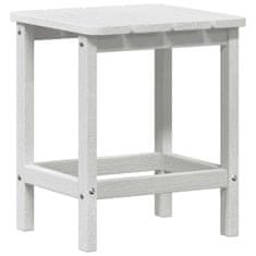 Vidaxl Adirondack stranska miza Bela 38 x 38 x 46 cm HDPE