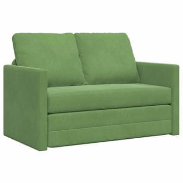 Vidaxl Sofa postelja Žamet