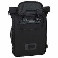Vidaxl torba za kolo za prtljažnik 20 L Črna 31x13x58 cm