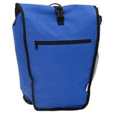 Vidaxl torba za kolo za Pannier Rack 20 L Modra 34x16x59 cm