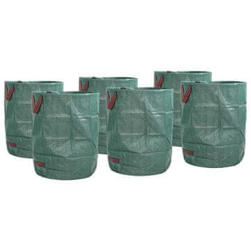 Vidaxl Vrečke za odpadke v vrtu 12 pcs Zelena 66 x 66 x 83.5 cm
