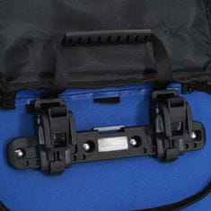 Vidaxl Kolesarska torba za nosilec 20 L Modra 31x13x58 cm