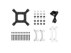 DEEPCOOL AIO Liquid Cooler DeepCool LE360 V2 komplet za tekočinsko hlajenje, 360mm, ARGB, črn (R-LE360-BKAMMC-G-2)