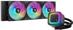 DEEPCOOL AIO Liquid Cooler DeepCool LE360 V2 komplet za tekočinsko hlajenje, 360mm, ARGB, črn (R-LE360-BKAMMC-G-2)