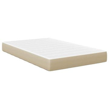 Vidaxl Vzmetnica z vzmetnico Zelena 120 x 190 cm blago