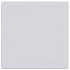 Vidaxl Dostopni paneli 2 pcs Bela 20 x 20 cm ABS plastika