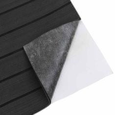 Vidaxl Plavajoča talna obloga Temno siva in črna 240 x 90 cm EVA pena