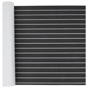 Vidaxl Plavajoča talna obloga temno siva in bela 240 x 90 cm EVA pena