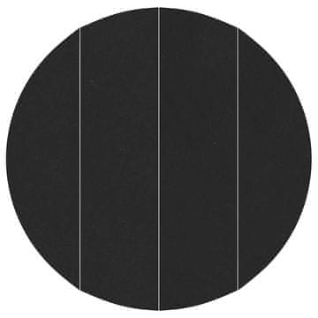Vidaxl Podloga za bazen Črna Ø 458 cm Poliester geotekstil