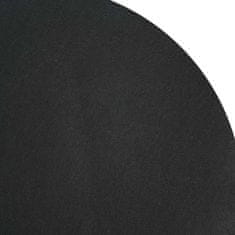 Vidaxl Preproga za Bazene Črna Ø 306 cm, Neprehodni Material, Okrogla