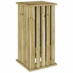 Vidaxl Vrtni oskrbnik z oblogo 33 x 33 x 65 cm iz impregniranega lesa, smreka