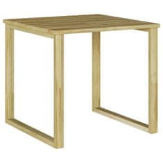 Vidaxl Miza za ležanje Rjava 50.5 x 50 x 46 cm Impregniran bor