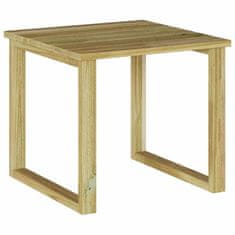 Vidaxl Miza za ležanje Rjava 50.5 x 50 x 46 cm Impregniran bor