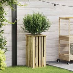 Vidaxl Vrtni oskrbnik z oblogo 33 x 33 x 65 cm iz impregniranega lesa, smreka