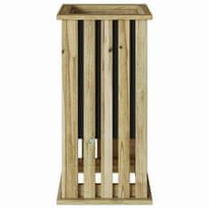 Vidaxl Vrtni oskrbnik z oblogo 33 x 33 x 65 cm iz impregniranega lesa, smreka