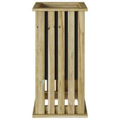 Vidaxl Vrtni oskrbnik z oblogo 33 x 33 x 65 cm iz impregniranega lesa, smreka