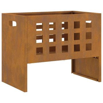 Vidaxl Ogenj Rjava 50 x 30 x 40 cm Jeklo