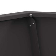 Vidaxl Ogenj Črna 50 x 50 x 40 cm Jeklo