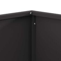 Vidaxl Ogenj Črna 80 x 80 x 40 cm Jeklo