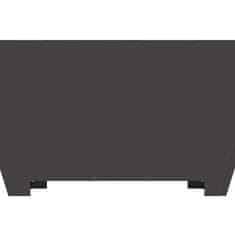 Vidaxl Ogenj Črna 80 x 80 x 40 cm Jeklo