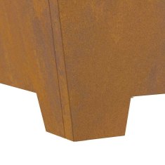 Vidaxl Ognjišče Kvadratno 80x80x40 cm Iz Nerjavečega Jekla