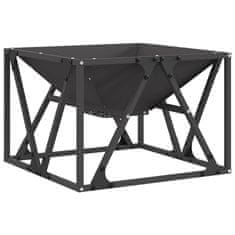 Vidaxl Ogenj Črna 50 x 50 x 35 cm Mnogi jeklo