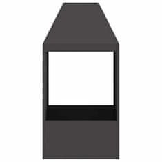 Vidaxl Ogenj Črna 50 x 50 x 100 cm Jeklo