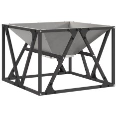 Vidaxl Ogenj Rjava 50 x 50 x 35 cm Odporno jeklo